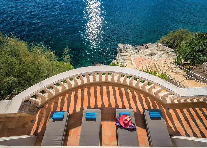 O privado Dazzling Lozica Villa 5 Bedrooms Villa Pasija Steam Room Private Plateau Beach Dubrovnik